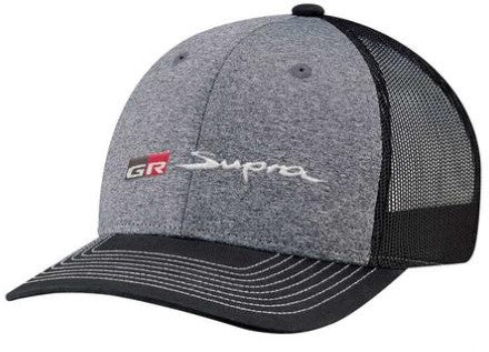 Toyota Cotton Poly Mesh GR Supra Baseball Cap - Black TOY12187BCHB