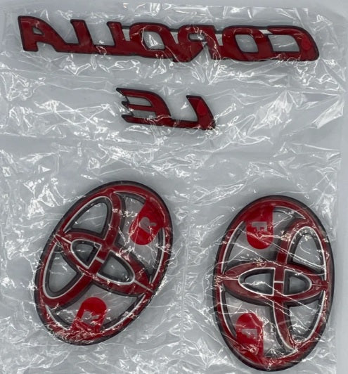 Toyota Blackout Badges - Corolla LE PT948-02200-02