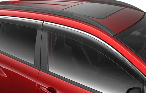 Toyota Side Window Visors Black - Corolla Cross 0816216810