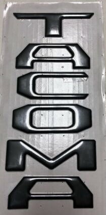 Toyota Black Tailgate Insert Badge - Tacoma PT948-35181-02