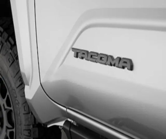 Gunmetal Badge Overlay For 2024 Tacoma HV Limited  (PT948-35243-11)