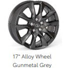 17" Alloy Wheel Corolla Cross - Gunmetal Grey PK457-16R00