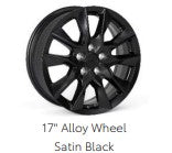 17" Alloy Wheel Corolla Cross - Satin Black PK457-16R02