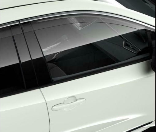 M-AUTO Set of 4 Outside Mount Window Visor Deflector Rain Guards Smoke Tinted for 2018-2023 Nissan Kicks M-AUTO Set of 4 Outside Mount Window Visor Deflector Rain Guards Smoke Tinted for 2018-2023 Nissan Kicks
