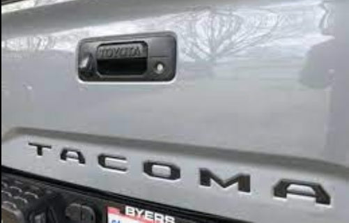 Toyota Black Tailgate Insert Badge - Tacoma PT9483518102