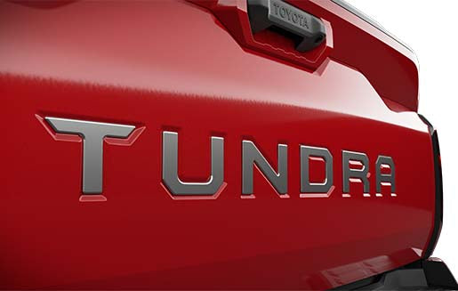 Toyota Chrome Tailgate Insert Badge - 2022 Tundra PT9483422000