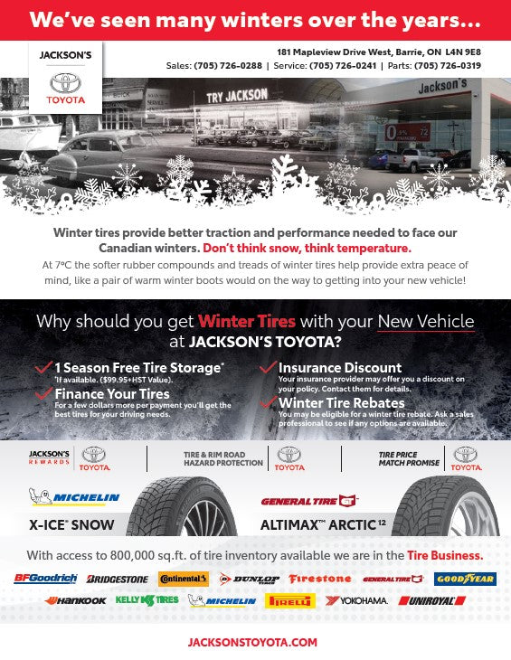 Michelin X-Ice Snow Tires - Tacoma C0MNA12406