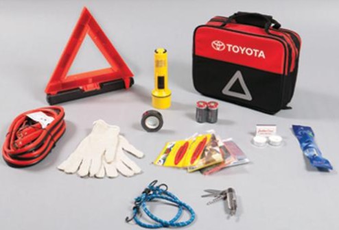 Toyota Custom Emergency Roadside Kit TOY4060-RED-OS
